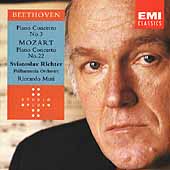 Beethoven: Piano Concerto No.3; Mozart: Piano Concerto No.22 (9/19, 20/1977) / Sviatoslav Richter(p), Riccardo Muti(cond), Philharmonia Orchestra