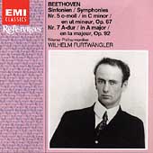 Beethoven: Symphonies no 5 & 7, etc / Furtwaengler, Vienna PO