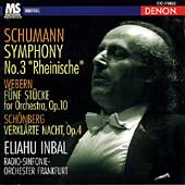 Schumann: Symphony no 3;  Webern, Schoenberg / Eliahu Inbal
