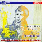 Compositions for Guitar by Fernando Sor / Ramirez