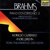 Classics - Brahms: Piano Concerto no 2, etc / Previn, et al