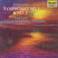 Classics - Sibelius: Symphonies no 1 & 5 / Levi, Atlanta SO
