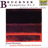 Bruckner: Symphony no 5 - Schalk ed. / Botstein, London PO