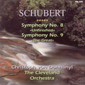 Classics - Schubert: Symphony no 8 & 9 / Dohnanyi, Cleveland