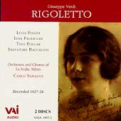 Verdi: Rigoletto: Sabajno, Piazza, Pagliughi, Folgar