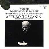 Toscanini Collection Vol 10 - Mozart: Symphony no 35, etc
