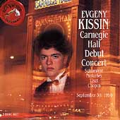 Evgeny Kissin:Carnegie Hall Debut Concert
