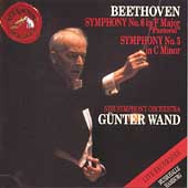 Beethoven: Symphony No 6"Pastoral"/No 5:Gunter Wand(cond)/NDR Symphony Orchestra