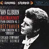 Rachmaninoff: Concerto no 2;  Beethoven / Van Cliburn