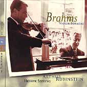 Rubinstein Collection Vol.41 -Brahms:Violin Sonatas No.1-No.3 (1960-61):Henryk Szeryng(vn)/Artur Rubinstein(p)