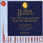 Rachmaninoff: Piano Concerto No 3/Piano Sonata No.2(1/8/1978):Eugene Ormandy(p)/Vladimir Horowitz(cond)/NYP