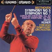 Beethoven:Symphonies No.5/No.7/Coriolan Overture op.62/etc(1955-59):Fritz Reiner(cond)/CSO
