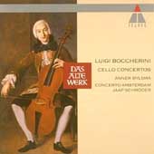Boccherini: Cello Concertos / Anner Bylsma(vc), Jaap Schroder(cond), Concerto Amsterdam, etc