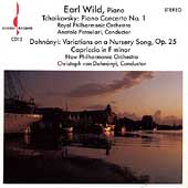 Tchaikovsky: Piano Concerto no 1;  Dohnanyi / Earl Wild