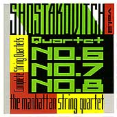 Shostakovich: String Quartets Vol 3 / Manhattan Quartet