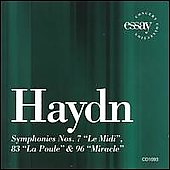 Haydn: Symphonies no 7, 83, 96 / Kapp, Philharmonia Virtuosi