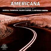 Americana -S.Shifrin: The Odes of Shang; R.Thompson: Americana; E.Carter: To Music / Thomas Hilbish(cond), University of Michigan Chamber Choir