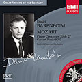 MOZART:PIANO CONCERTOS NO.20/NO.27/CONCERTO RONDO K.382:DANIEL BARENBOIM(p)/ECO