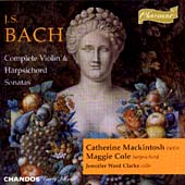 Bach: Complete Violin & Harpsichord Sonatas / Mackintosh