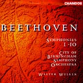 Beethoven: Symphonies 1-10 / Weller, City of Birmingham SO