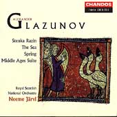 Glazunov: Stenka Razin, etc / Jaervi, Scottish Natl Orch