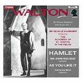 Walton: Hamlet, As You Like It / Marriner, Gielgud, ASMF