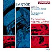 Bartok: Wooden Prince, Miraculous Mandarin / Neeme Jervi(cond), Philharmonia Orchestra, etc