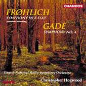 Frohlich, Gade: Symphonies / Hogwood, Danish NRSO