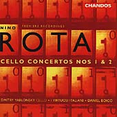 ニーノ・ロータ: チェロ協奏曲第1番、第2番