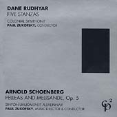 RUDYHAR:FIVE STANZAS/SCHOENBERG:PELLEAS & MELISANDE OP.5:PAUL ZUKOFSKY(cond)/COLONIAL SYMPHONY/SINFONIUHLJOMSVEIT AESKUNNAR