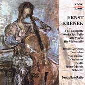 Krenek: The Complete Works for Cello / Geringas, et al