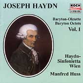 Haydn: Baryton Octets Vol 1 / Huss, Haydn Sinfonietta Wien