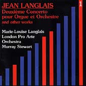 Langlais: Vol 1 - Music for Organ & Orchestra / Langlais