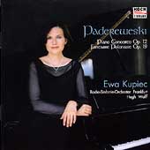 Paderewski: Piano Concerto, Fantasie / Kupiec, Wolff