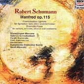 Schumann: Manfred Op 115 / Albrecht, Wussow, Stamm, et al