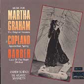 Music for Martha Graham - Barber, Copland / Schenck