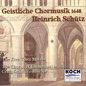 Schuetz: Geistliche Chormusik / Smith, Emmanuel Music Choir