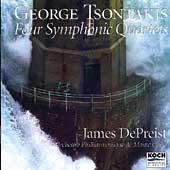 Tsontakis: 4 Symphonic Qts. / DePreist, Monte Carlo PO