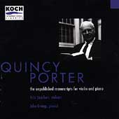 Porter: The unpublished manuscripts for violin and piano