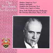 Sibelius: Symphony no 7;  Mendelssohn, Tchaikovsky /New York