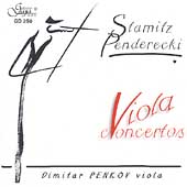 Stamitz, Penderecki: Viola Concertos / Dimitar Penkov, et al
