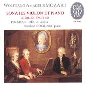 Mozart: Violin Sonatas K 302, 526, 379 & 304 / Messiereur