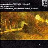 Brahms: Quintettes Op 111 & 115 / Causse, Portal, Melos Qt
