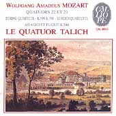 Mozart: String Quartets 22 & 23, etc / Talich Quartet