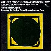Falla: Siete Canciones Populares Espanolas, Concerto, etc