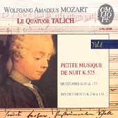 Mozart: Petite Musique de Nuit, etc / Talich Quartet