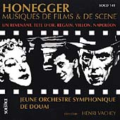 Honegger: Musiques de Films & de Scene / Henri Vachey