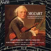 Mozart: Concerto for Violin no 5 in A major, K 219, etc / Pasquier