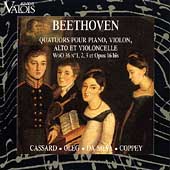 Beethoven: Piano Quartets / Cassard, Oleg, da Siva, Copey