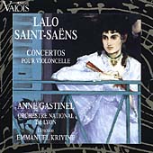 Lalo; Saint-Saens: Cello Concertos / Krivine, Gastinel